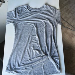 This is a gray active long sleeve shirt from old navy, it is in a size women XS.